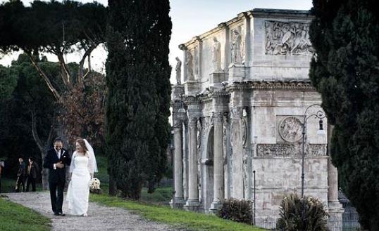 Helen and Victor Santiago marry in Rome